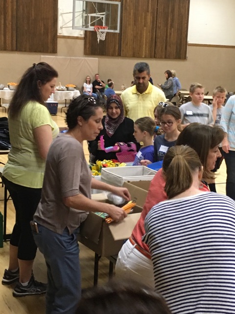 Refugee Children prepare for going back to school in Phoenix