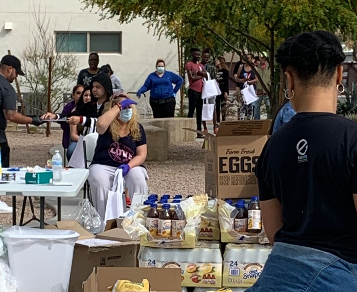 Rosewood Court Mobile Food Pantry Affordable Housing