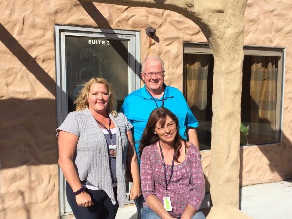 Susan Harris, Darrel Reynolds, and Patricia Jacques